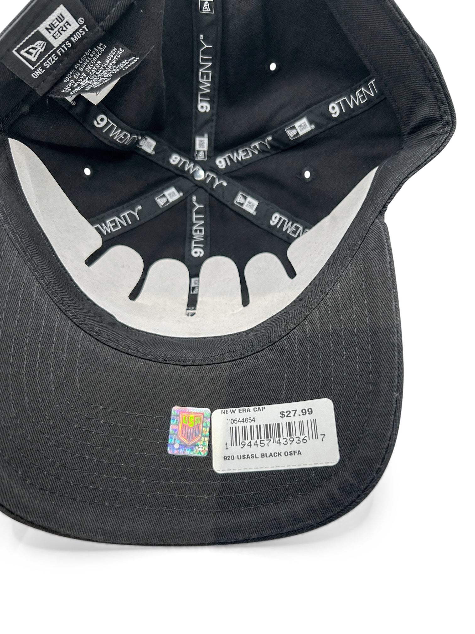 New Era United States 9Twenty Adjustable Hat (Black)