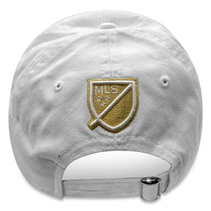 New Era LAFC Icon Cap Hat (White/Gold)