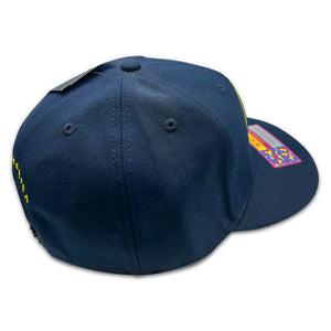 Fan Ink Club America Eclipse Snapback Hat (Navy/Yellow)