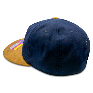 Fan Ink Club America Lafayette Snapback Hat (Navy/Brown)