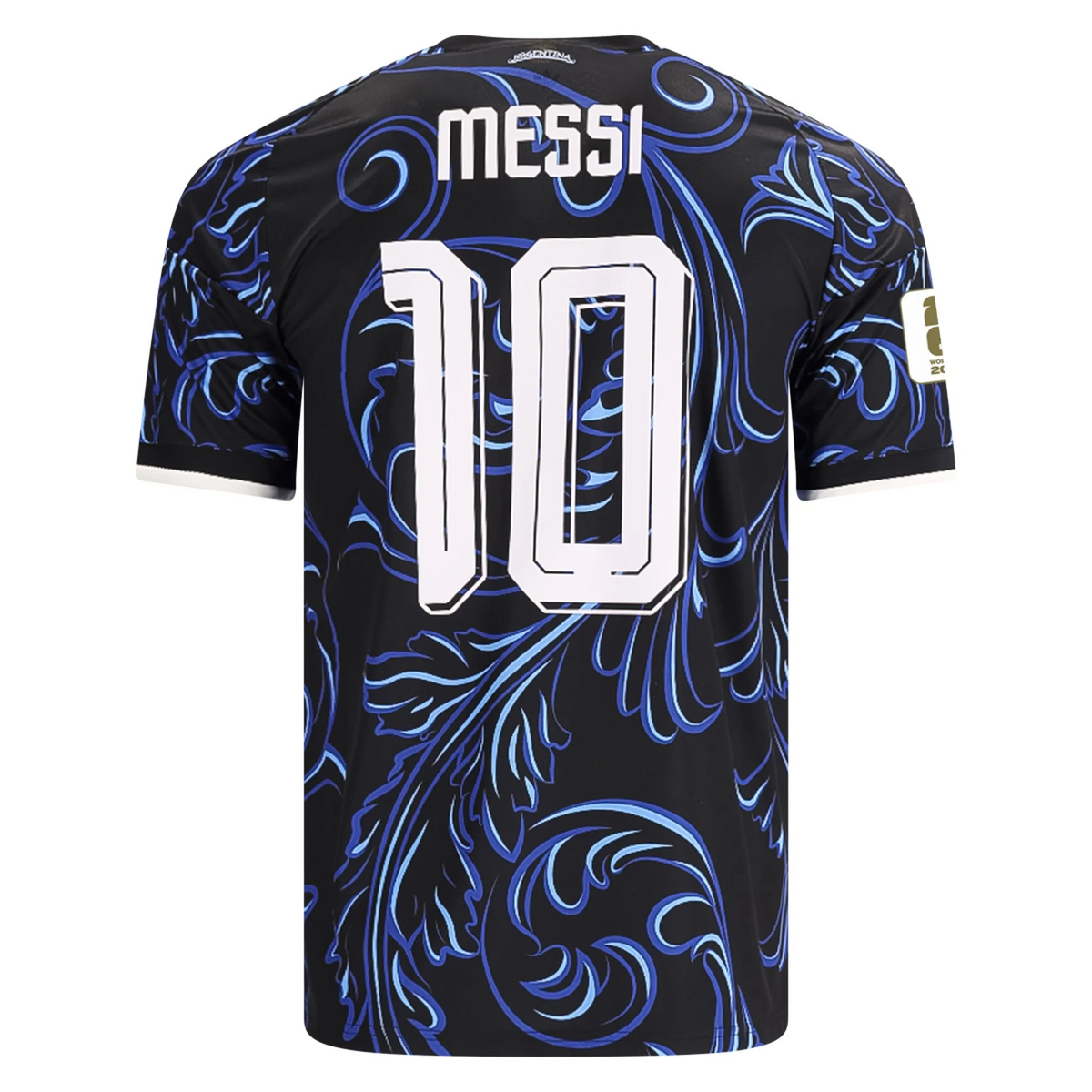 adidas Men's Argentina Lionel Messi Away Stadium Jersey 2026 w/  FIFA World Cup 26™ Patch (Black/Blue)