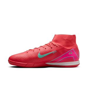 Nike Zoom Superfly 10 Academy Indoor Soccer Shoes (Ember Glow/Aurora Green)