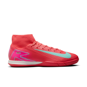 Nike Zoom Superfly 10 Academy Indoor Soccer Shoes (Ember Glow/Aurora Green)