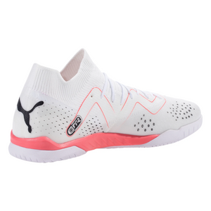 Puma  Future Match IT Indoor Soccer Shoes (Puma White/Fire Orchid)