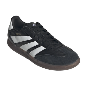 adidas Predator Freestyle Indoor Soccer Shoes (Black/White/Gold Metallic)