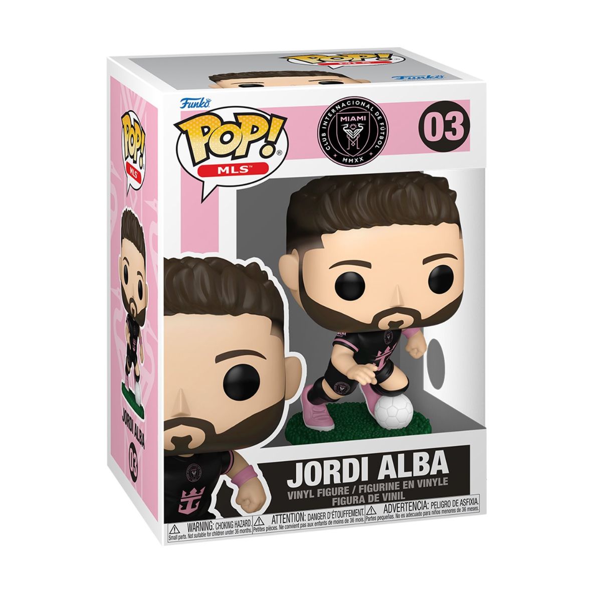 Inter Miami Jordi Alba Away Jersey Funko Pop | SoccerWearhouse