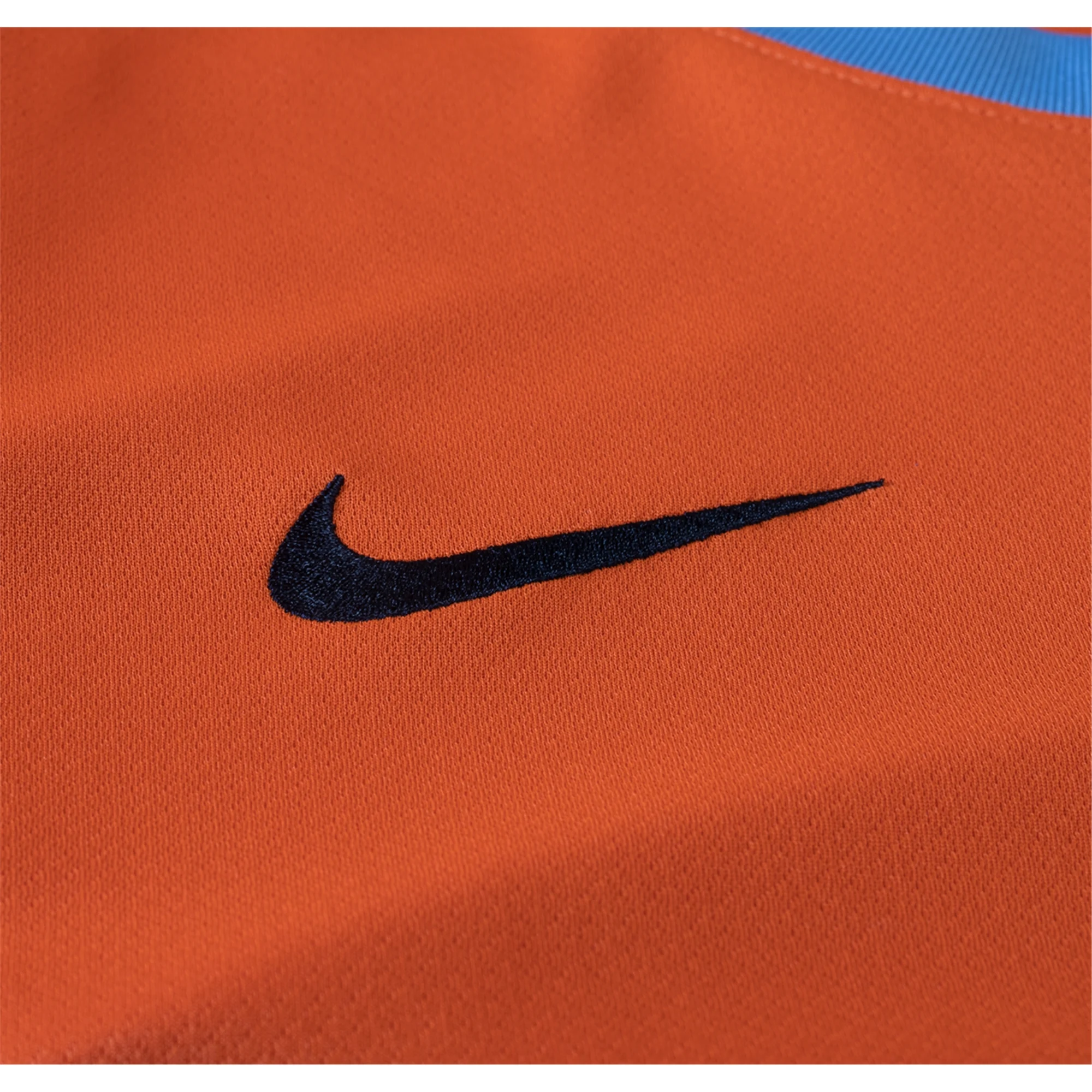 Nike orange and blue 2025 shirt