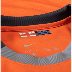 Nike Inter Milan Kristjan Asllani Third Jersey w/ Champions League Patches 23/24 (Safety Orange/Thunder Blue)