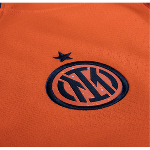 Nike Inter Milan Carlos Third Jersey w/ Champions League Patches 23/24 (Safety Orange/Thunder Blue)