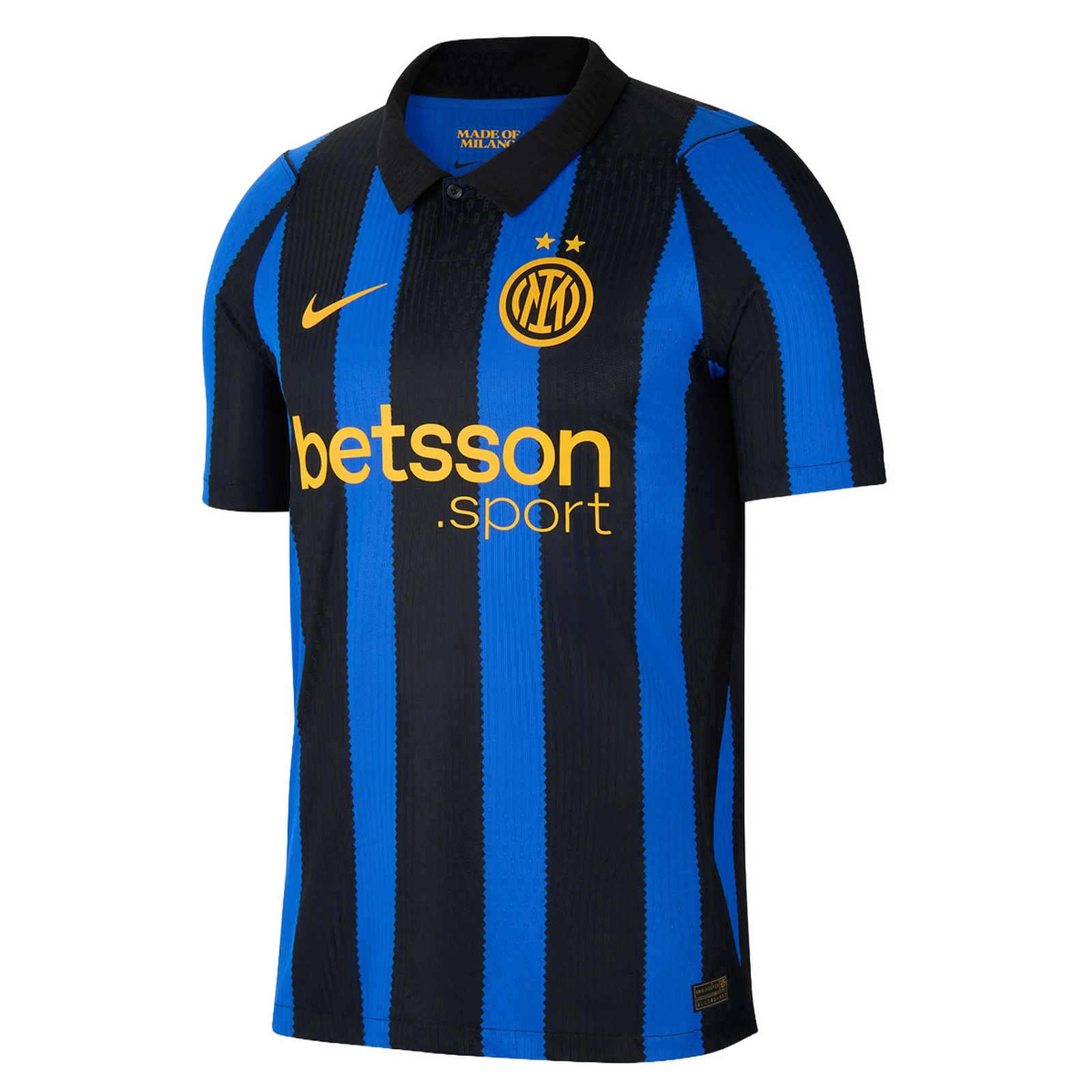 Nike Mens Inter Milan Match Authentic Home Jersey 26/27 (Blue/Black/Gold)