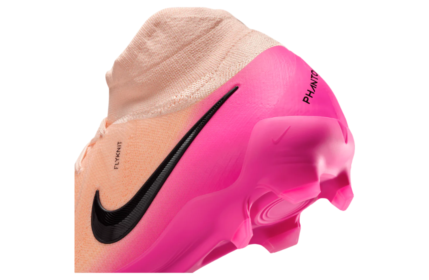 Nike Phantom Luna II Pro FG Soccer Cleats (Crimson Tint/Black-Pink Blast)