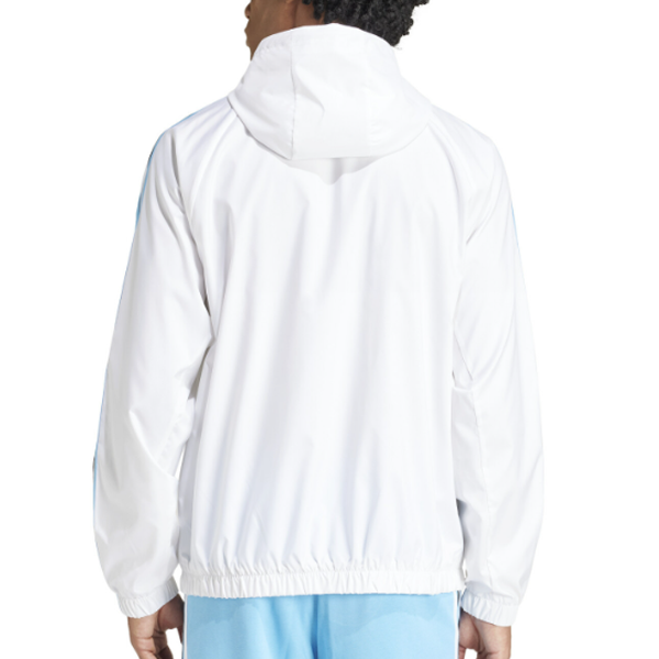 White adidas windbreaker jacket sales