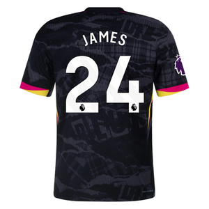 Nike Chelsea Authentic Reece James Third Jersey w/ EPL Patch 24/25 (Anthracite/Pink Prime)