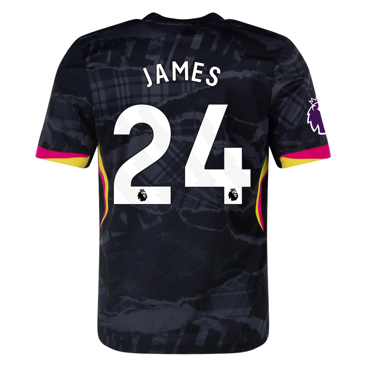 Nike Chelsea Reece James Third Jersey w/ EPL Patch 24/25 (Anthracite/P ...