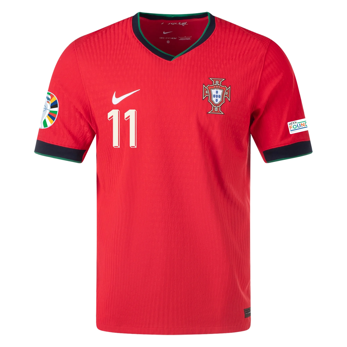 Nike Portugal Authentic João Félix Match Home Jersey w/ Euro 2024 Patc ...