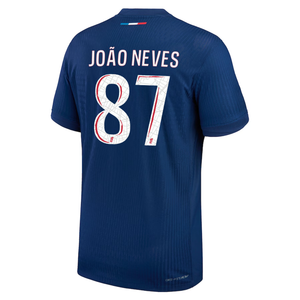 Nike Paris Saint-Germain Match Authentic João Neves Home Jersey 24/25 (Midnight Navy/White)