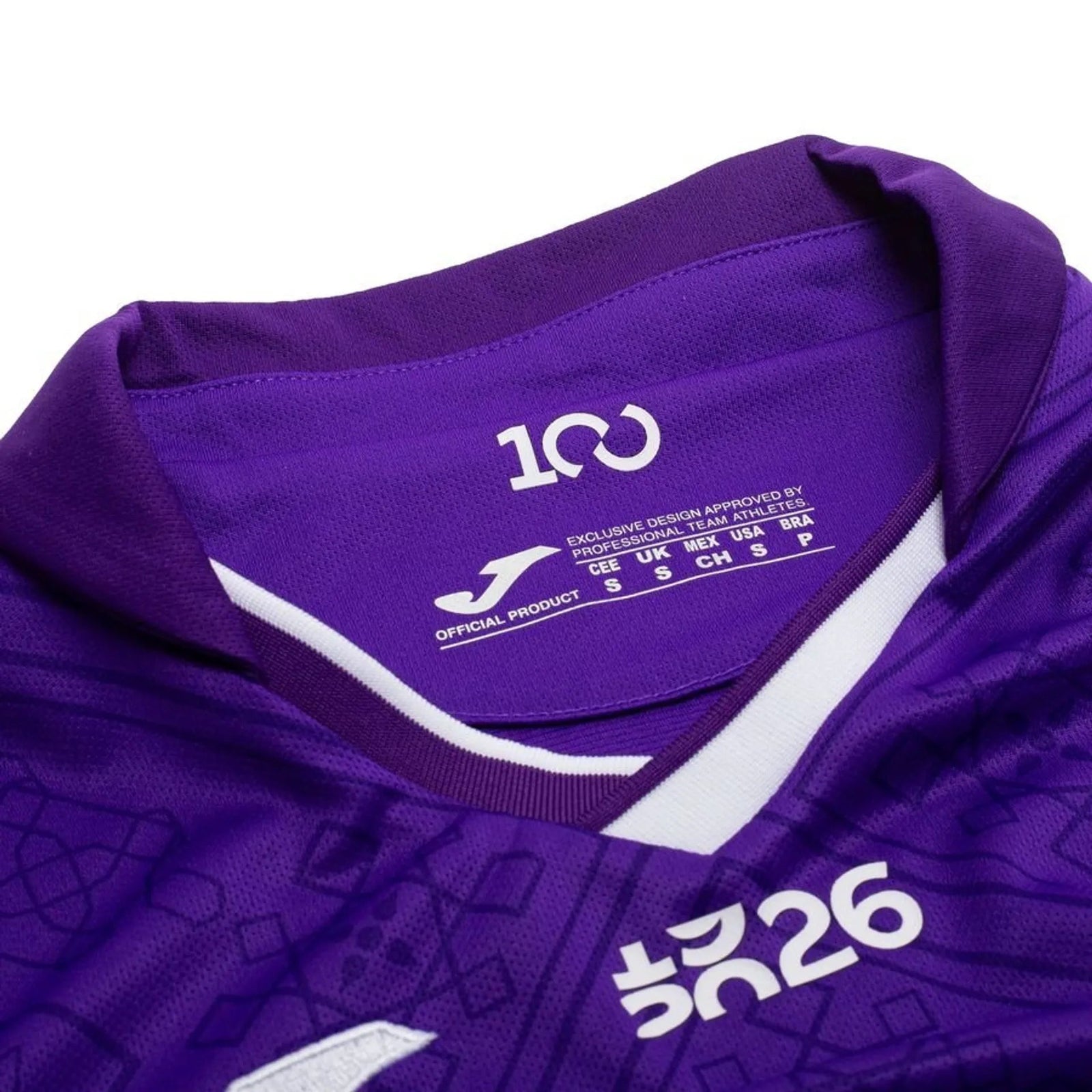 Joma Mens Fiorentina Home Jersey 26/27 (Purple) | SoccerWearhouse