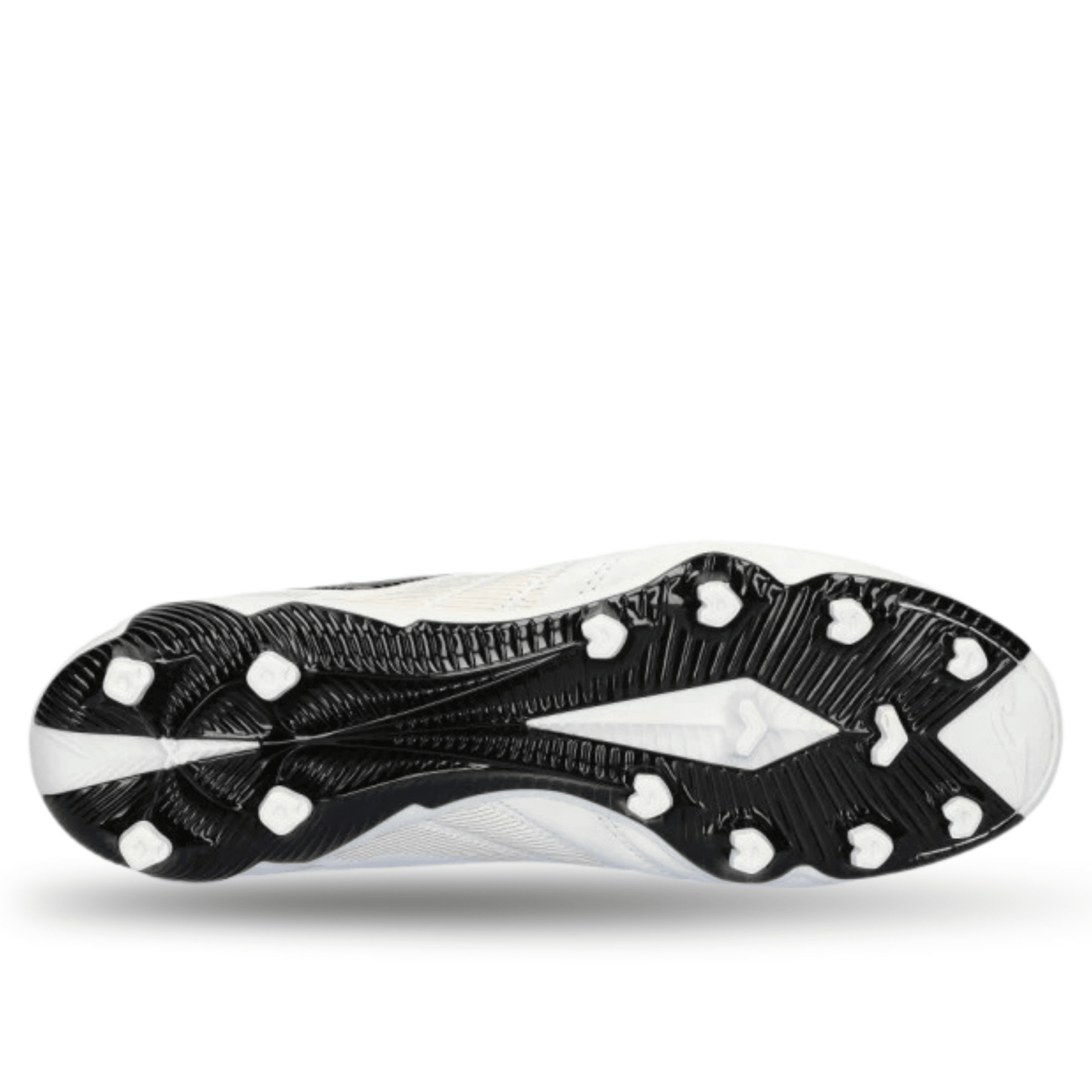 Joma Powerful 2402 Firm Ground Soccer Cleats (White/Gold) | SoccerWearhouse