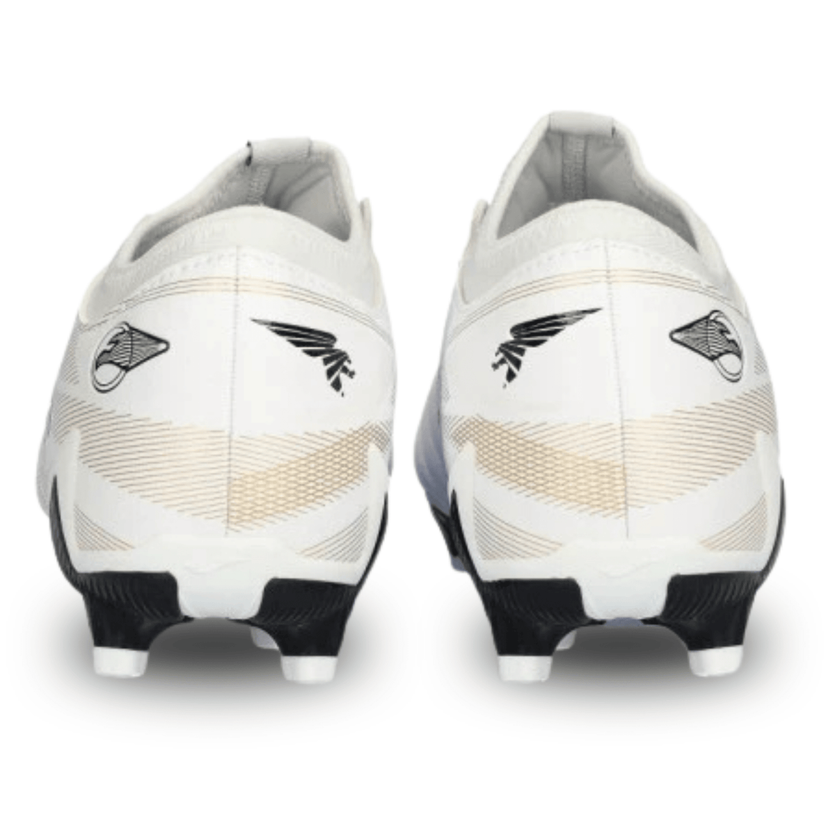 Joma Powerful 2402 Firm Ground Soccer Cleats (White/Gold) | SoccerWearhouse