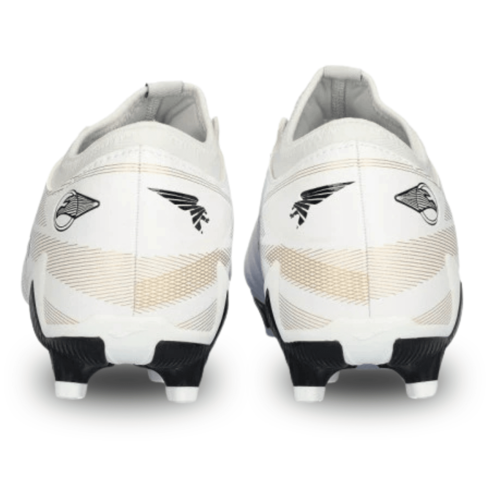 Joma Powerful 2402 Firm Ground Soccer Cleats (White/Gold) | SoccerWearhouse