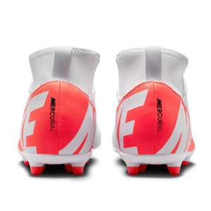 Nike Jr. Superfly 9 Club FG/MG Soccer Cleats (Bright Crimson/White)