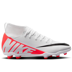 Nike Jr. Superfly 9 Club FG/MG Soccer Cleats (Bright Crimson/White)