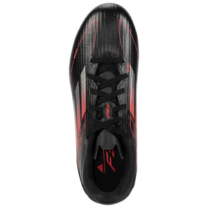 adidas Jr. F50 League FG/MG Soccer Cleats (Black/Iron Metallic/Lucid Red)