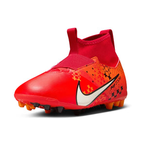 Nike Jr. Zoom Superfly 9 Academy MDS AG Soccer Cleats (Light Crimson/Pale Ivory)