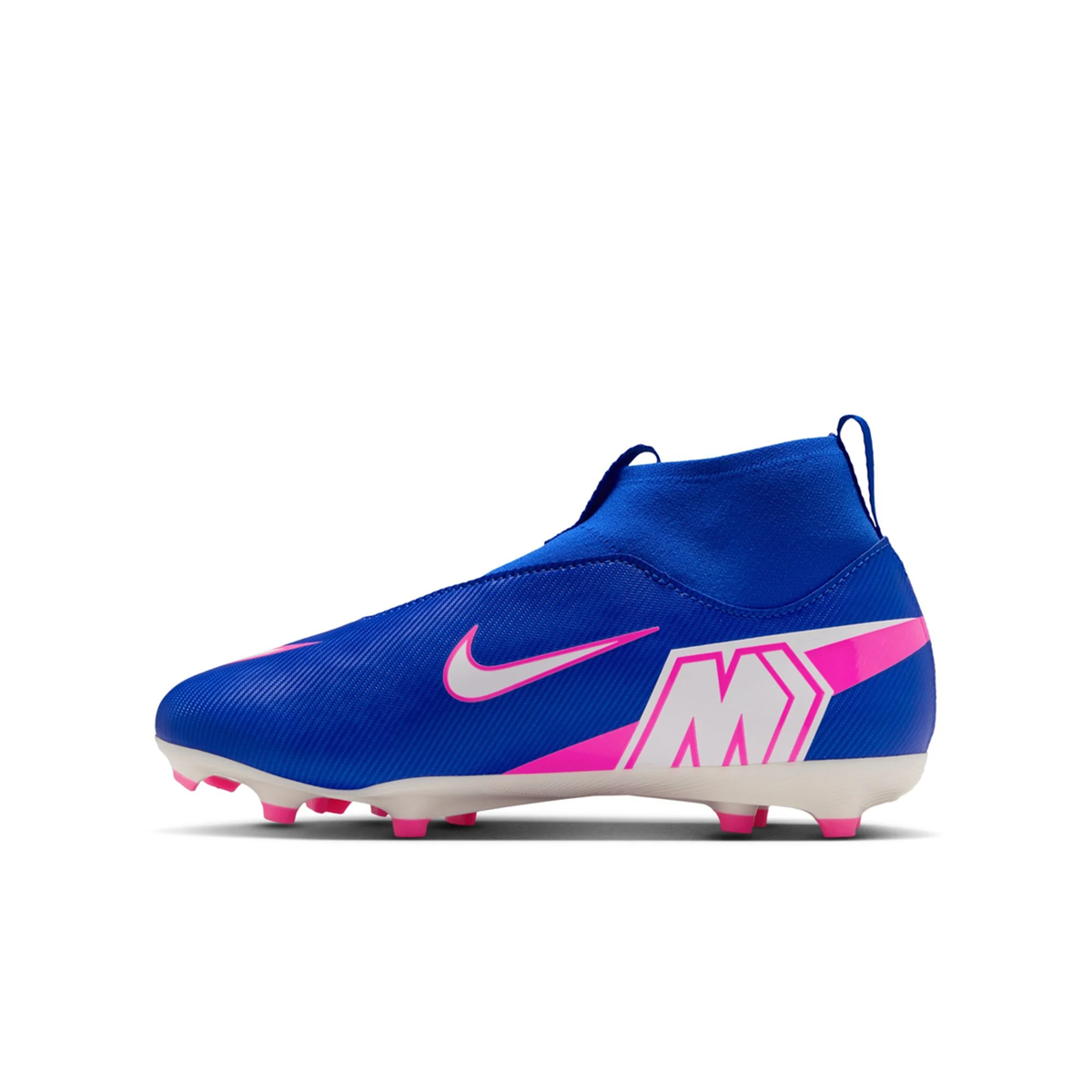 Nike Jr. Superfly 10 Academy FG/MG Soccer Cleats (Racer Blue/White)
