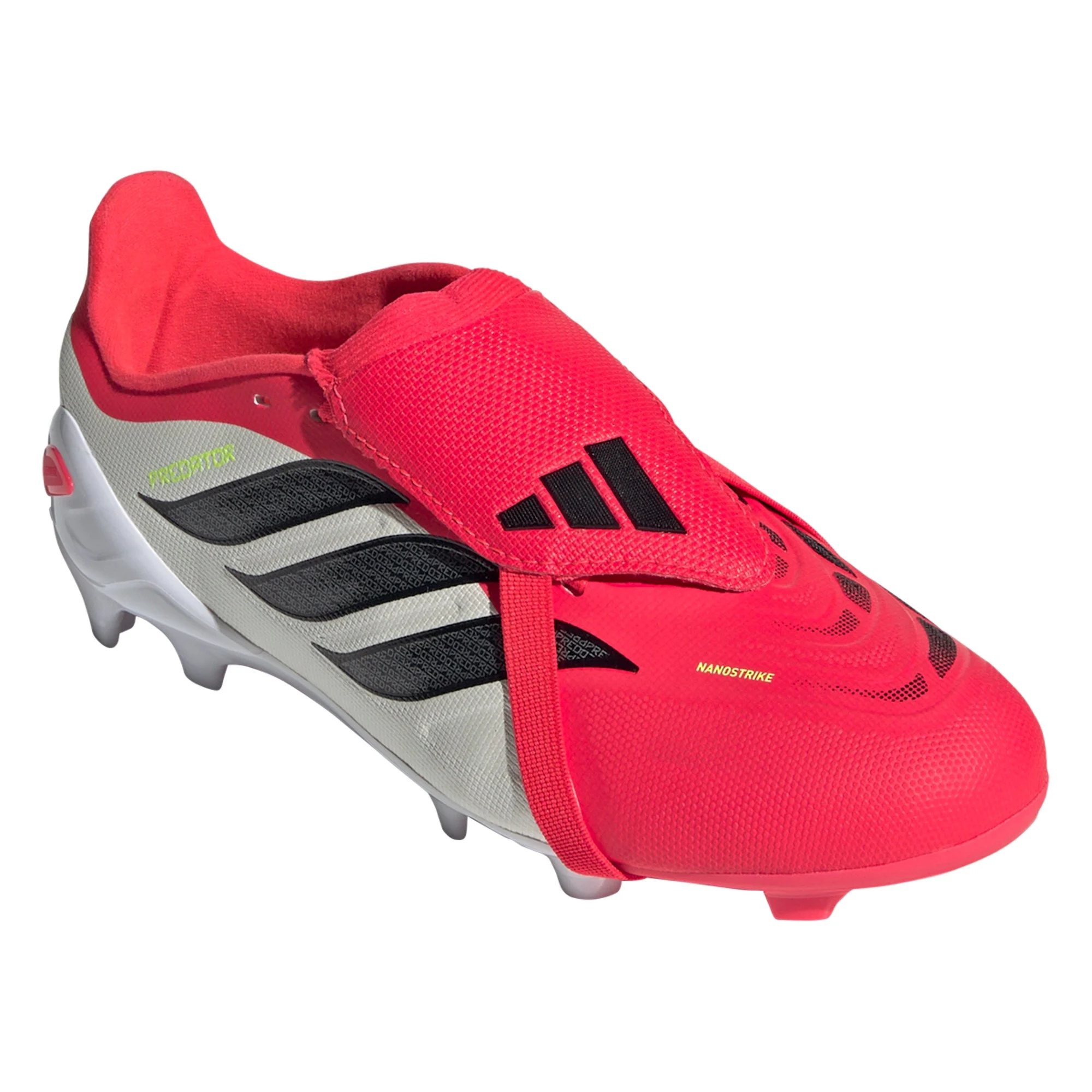 adidas Jr. Predator Elite FT Firm Ground Soccer Cleats (Lucid Red/Black/White)