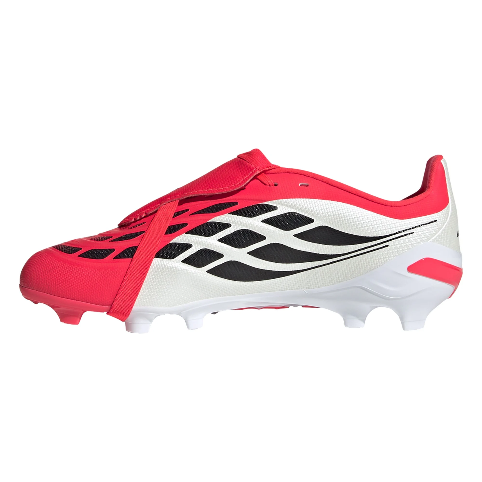 adidas Jr. Predator Elite FT Firm Ground Soccer Cleats (Lucid Red/Black/White)