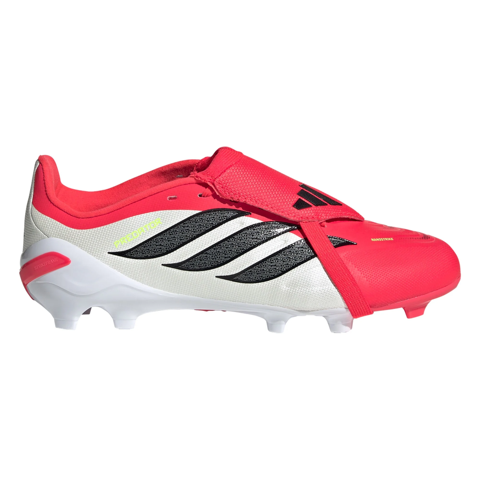adidas Jr. Predator Elite FT Firm Ground Soccer Cleats (Lucid Red/Black/White)