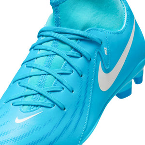 Nike Jr. Phantom Luna II Club FG/MG Soccer Cleats (Blue Fury/White)