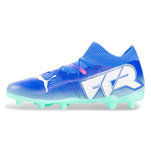 Puma Jr. Future 7 Match FG/AG Soccer Cleats (Bluemazing/Puma White)