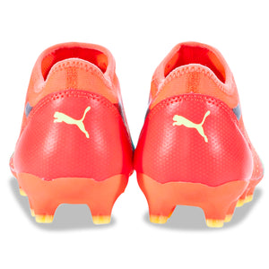 Puma Jr. Ultra Match Laceless FG/AG (Coral/Efervescente claro/Negro)