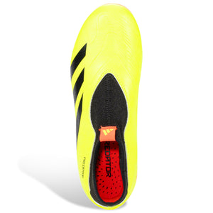 adidas Jr. Predator League LL FG Soccer Cleats (Solar Yellow/Black/Solar Red)