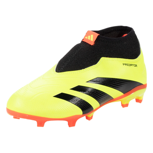 adidas Jr. Predator League LL FG Soccer Cleats (Solar Yellow/Black/Solar Red)
