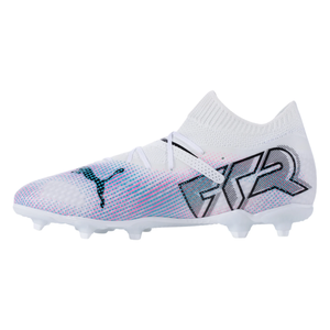 Puma Future 7 Pro FG/AG Soccer Cleats (Puma White/Poison Pink)