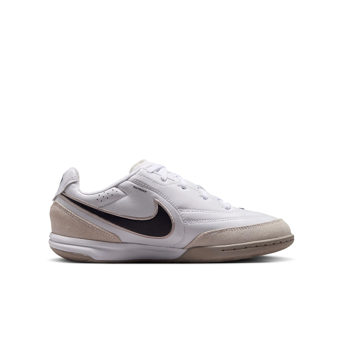 Nike Jr. Tiempo Streetgato Indoor Soccer Shoes (White)