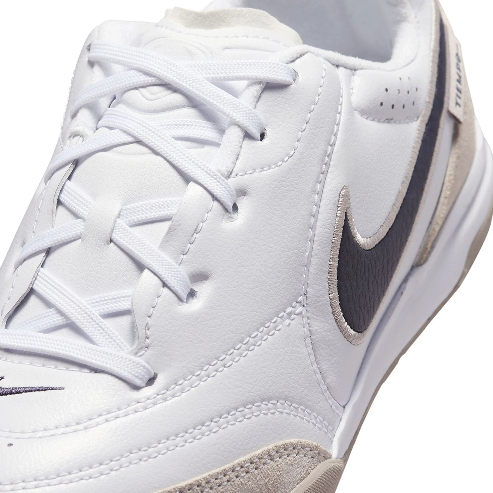 Nike Jr. Tiempo Streetgato Indoor Soccer Shoes (White)
