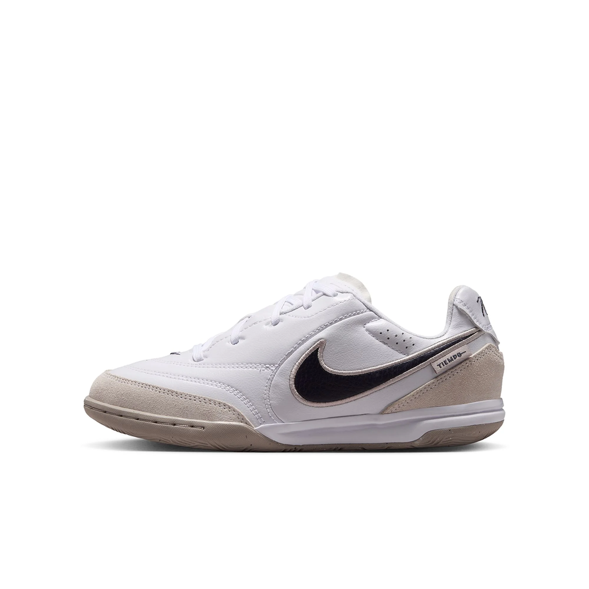 Nike Jr. Tiempo Streetgato Indoor Soccer Shoes (White)
