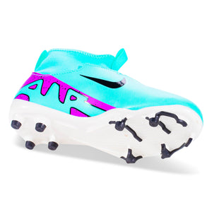 Nike Jr. Zoom Superfly 9 Academy FG/MG Soccer Cleats (Hyper Turquoise/Fuchsia Dream)