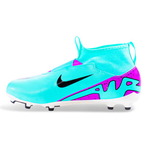 Nike Jr. Zoom Superfly 9 Academy FG/MG Soccer Cleats (Hyper Turquoise/Fuchsia Dream)