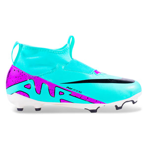 Nike Jr. Zoom Superfly 9 Academy FG/MG Soccer Cleats (Hyper Turquoise/Fuchsia Dream)