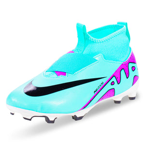 Nike Jr. Zoom Superfly 9 Academy FG/MG Soccer Cleats (Hyper Turquoise/Fuchsia Dream)