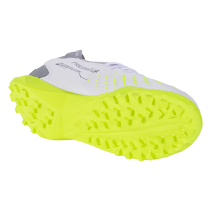 Adidas Jr. Predator Accuracy.3 Turf Soccer Shoes (White/Core Black/Lucid Lemon)