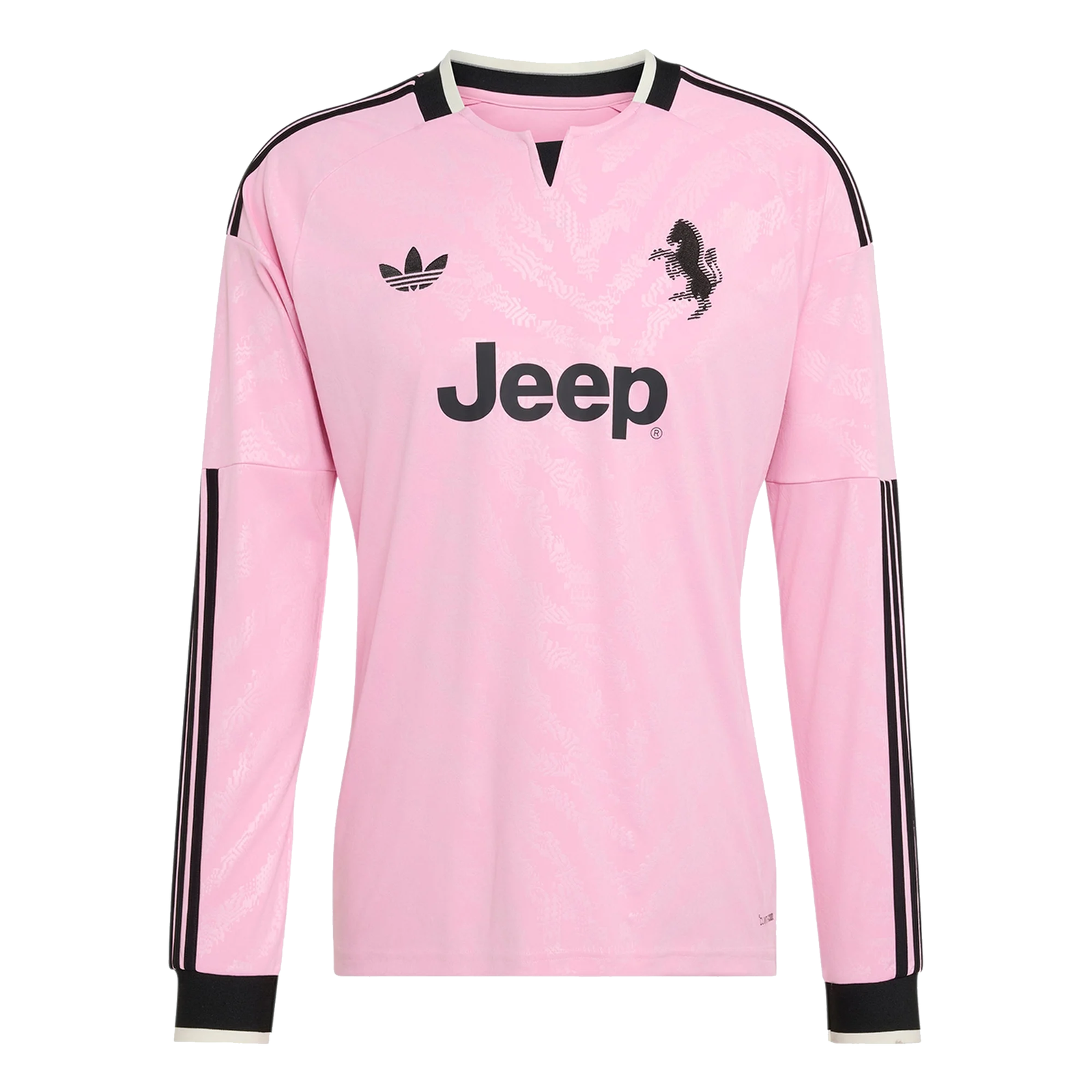 adidas Mens Juventus Long Sleeve Away Jersey 26/27 (Pink)