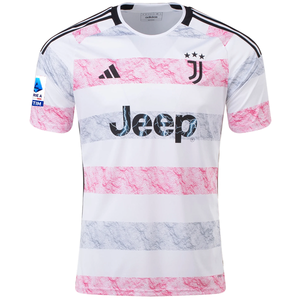 adidas Juventus Leonardo Miretti Away Jersey w/ Serie A 23/24 (White)