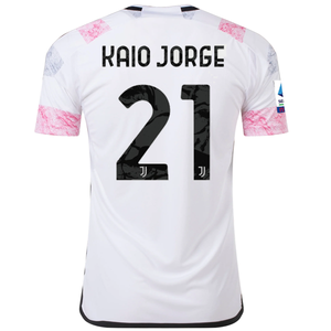 adidas Juventus Kaio Jorge Away Jersey w/ Serie A 23/24 (White)