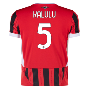 Puma Youth AC Milan Pierre Kalulu Home Jersey 24/25 (Puma Red/Black)